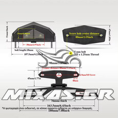 ΦΑΝΑΡΙ ΠΙΣΩ ΠΡΟΣΑΡΜΟΓΗΣ YAMAHA MT-07/FZ6/XVS-650/XT-660 LED ROC