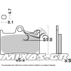 ΤΑΚΑΚΙΑ SBS 634RS/RST/FA252/786 RACING