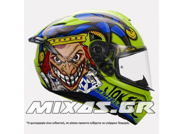 ΚΡΑΝΟΣ MT ΚΛΕΙΣΤΟ (FULLFACE) TARGO JOKER C3 (PRO) FLUO/ΚΙΤΡΙΝΟ