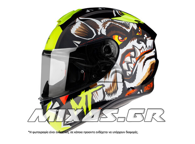 ΚΡΑΝΟΣ MT ΚΛΕΙΣΤΟ (FULLFACE) TARGO CRAZYDOG G3