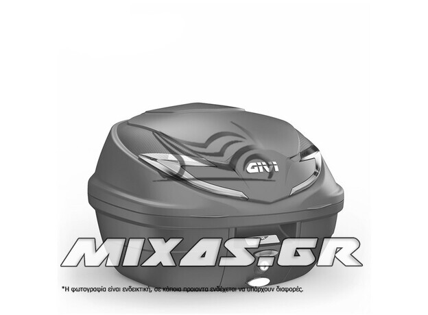 ΒΑΛΙΤΣΑ GIVI B360NT2 36L MONOLOCK ΜΑΥΡΗ/ΦΙΜΕ ΚΡΥΣΤΑΛΛΑ