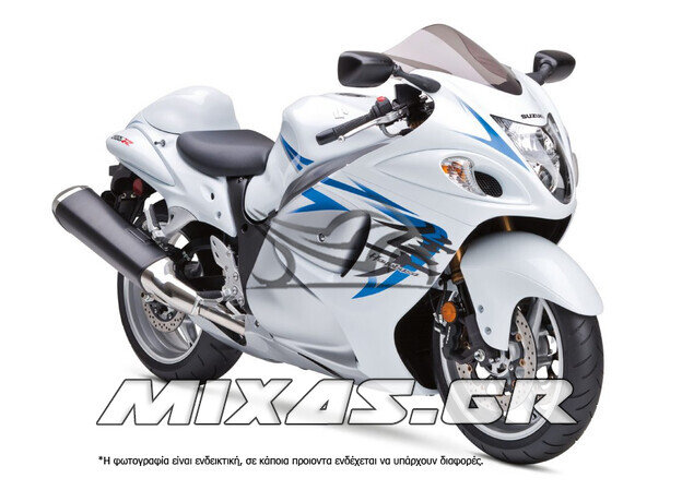 ΚΟΥΣΤΟΥΜΙ SUZUKI GSX-R 1300 HAYABUSA GEN2 (2008>) ΑΣΠΡΟ/ΜΠΛΕ ROC